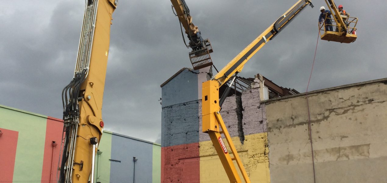 engins sur chantier