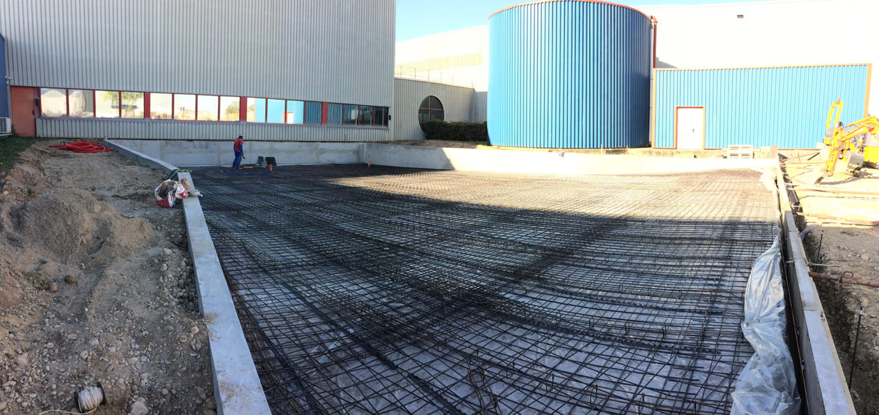 vue large du chantier