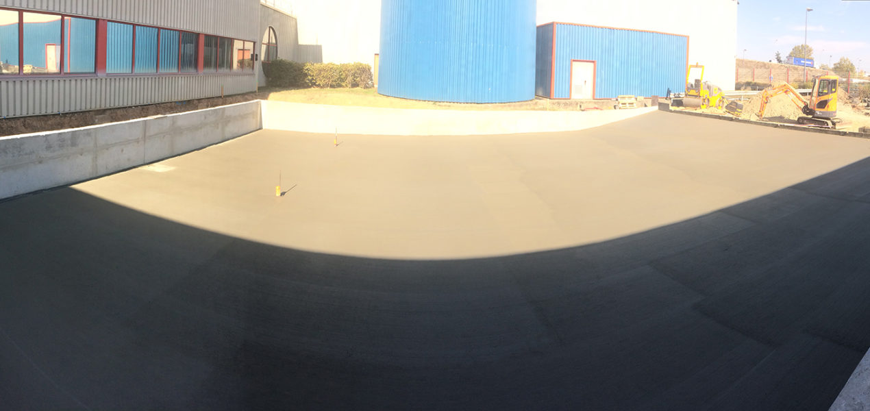 vue large d'un chantier